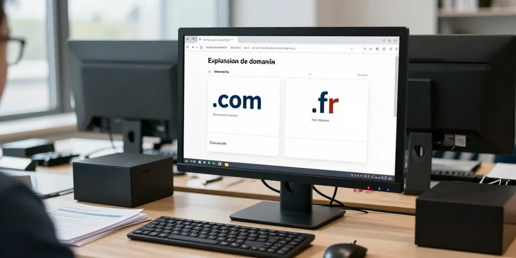 Com ou fr : quelle extension de domaine choisir pour votre nom de domaine ?